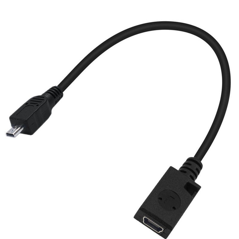 USB Type C Mini Micro 5 Pin Female to 8 Pin Mini Male Data Power Camera Cable gallery