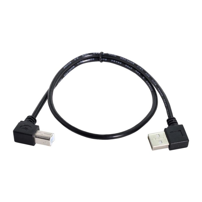Printer Scanner Cable USB 2.0 to USB B Printer Scanner Cable 90 Degree Angled... gallery