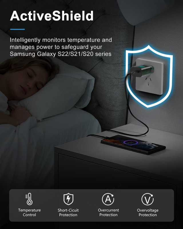 25W Type USB-C Super Fast Wall Charger+6FT Cable For Samsung Galaxy WHOLESALE gallery