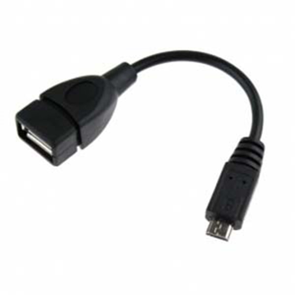 5x USB Micro B Male to Type A Female OTG Adapter Converter Cable Samsung LG HTC gallery