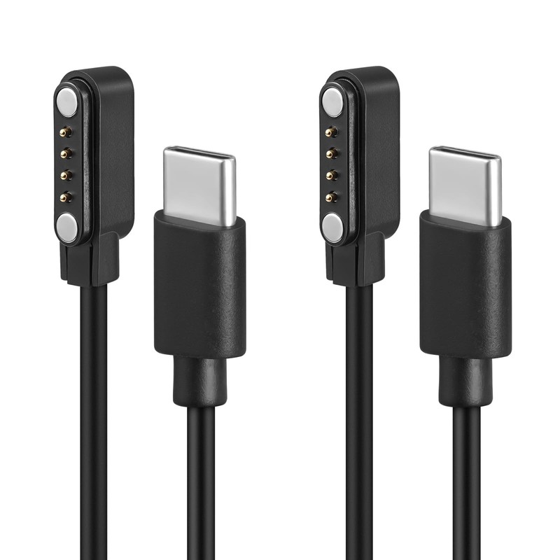 2 Pack USB C Magnetic Charger Cables fits for PLAUD Note Pro& Note AI Voice R…