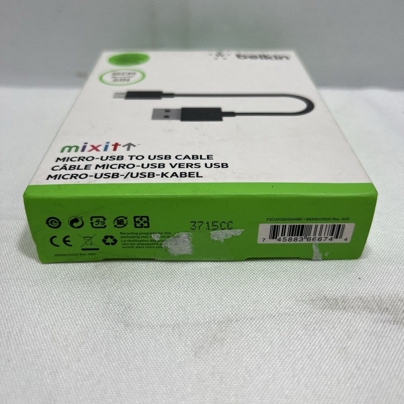 Belkin MIXIT 6 Inch Mini - Micro USB to USB Cable Black for Phones and Tablets gallery