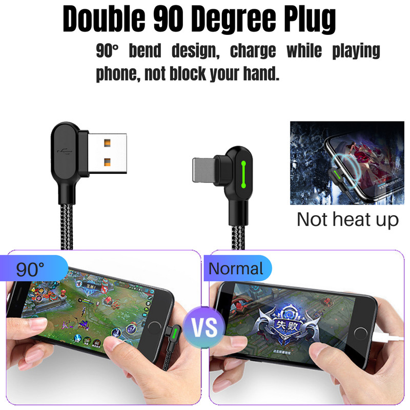 3 Pack Mcdodo USB Fast Charger Cable Charging For iPhone 13 12 11 8 XR iPad Cord gallery