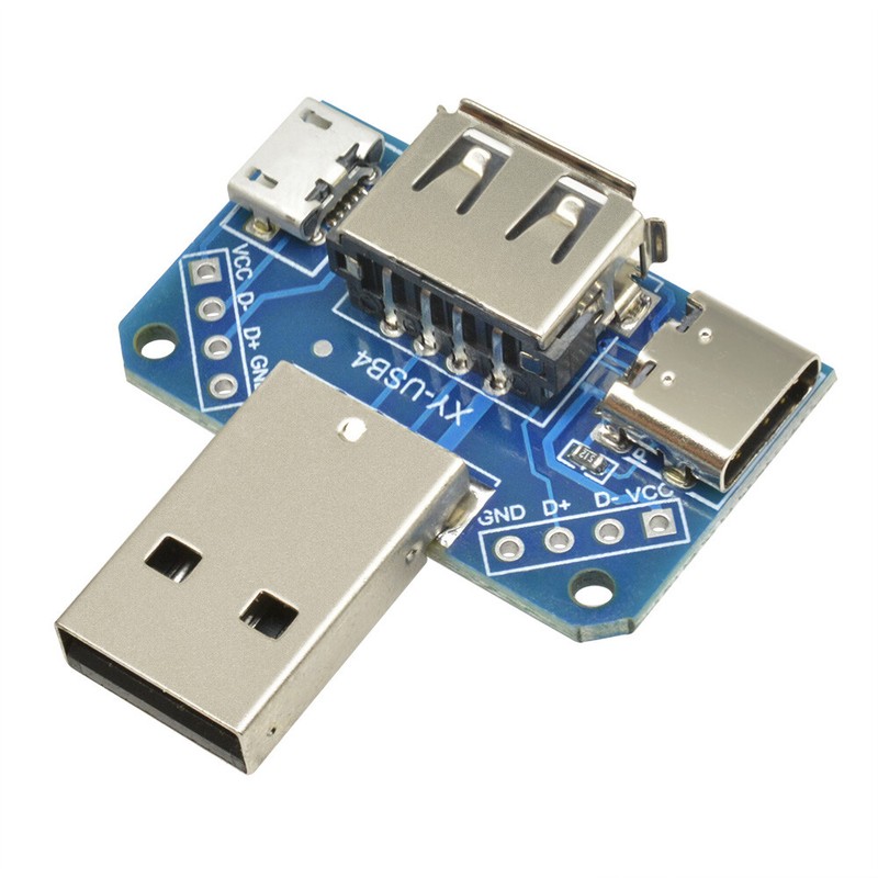 USB Head Male USB Connector to Type-c Micro Female USB 2.54mm 4P USB adapter gallery