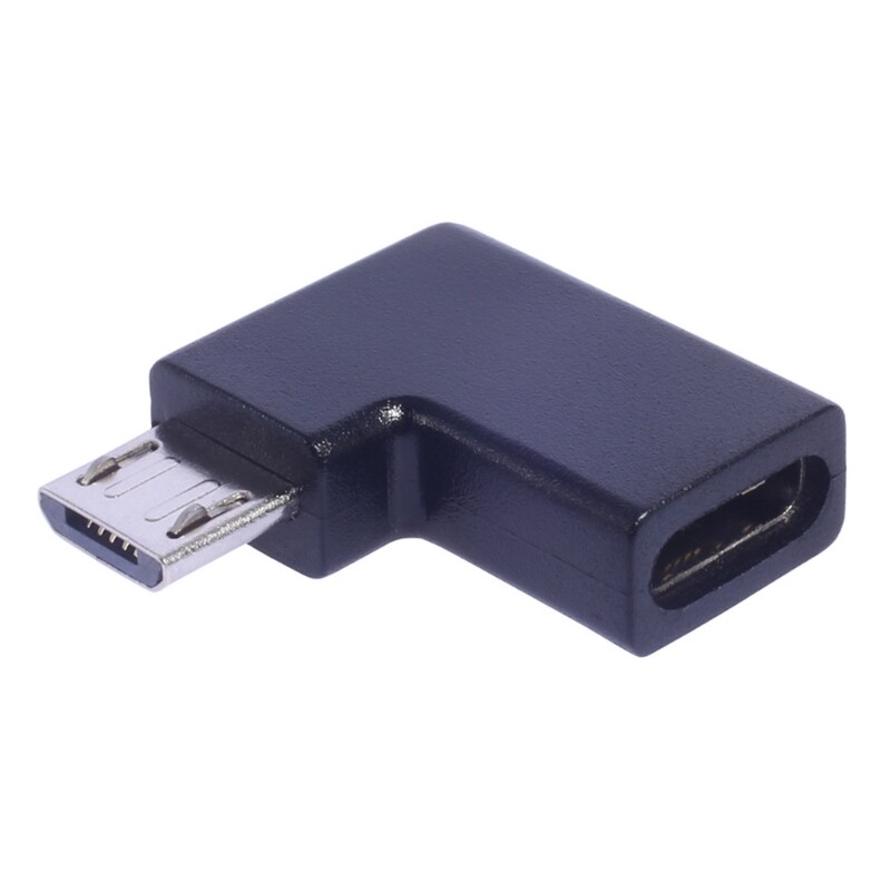 Angled USB to TypeC Charging Adapter USB to USB C Conversion 480M