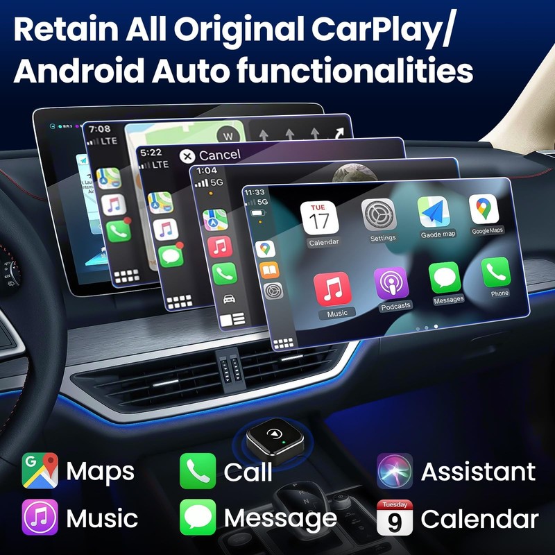 Upgraded Wireless CarPlay Adapter with Stronger Compatibility and More Stable... gallery