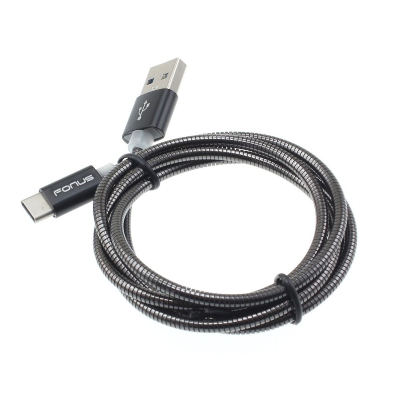 For Galaxy Z Fold 3/4/5/6/7 – Metal USB Cable 3ft Type-C