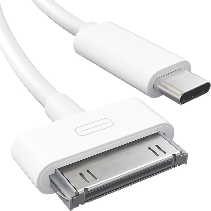 30-Pin To USB C Adapter Charging Data Sync Cable for IPhone 4 4S 3GS IPad 3 Lot