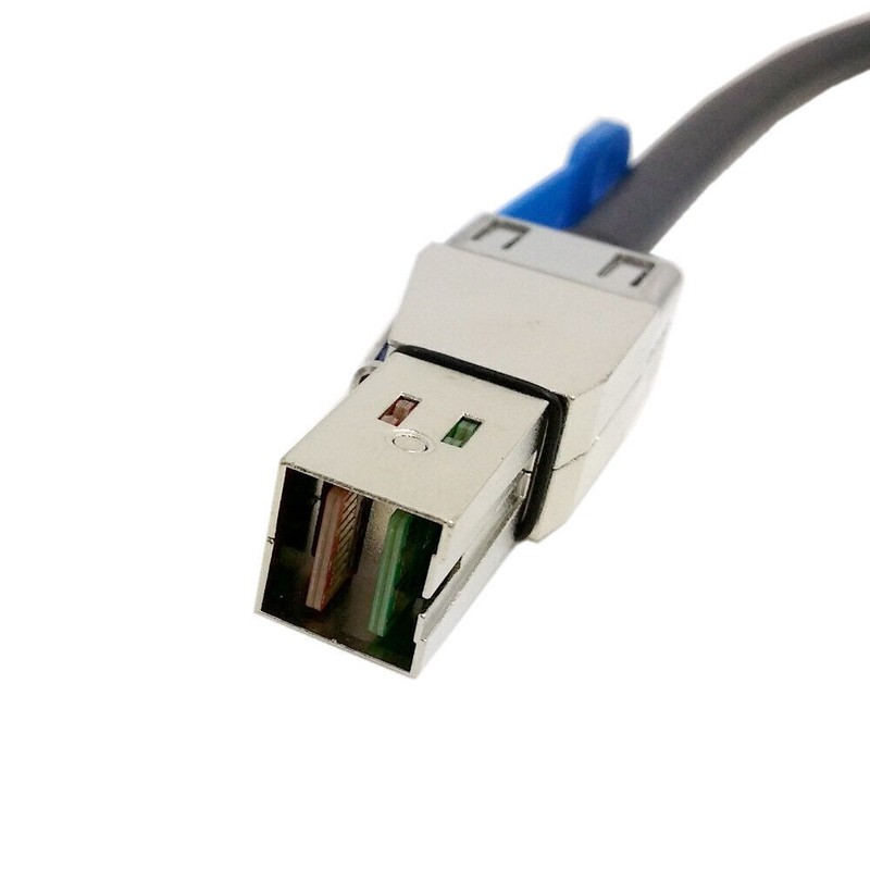 50cm External Mini SAS 4X SFF-8088 to Mini SAS High Density HD SFF-8644 Cable gallery