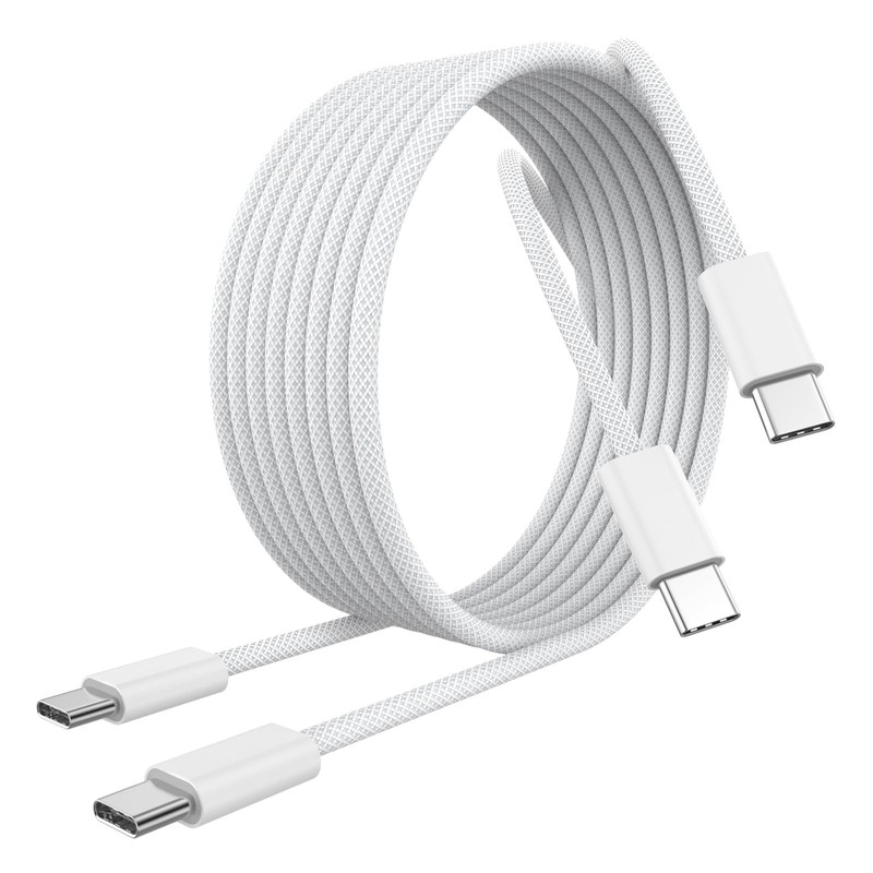 [MFi Certified] iPhone 17 16 15 Charger Cord 6FT, 2 Pack 60W USB to USB Charg…