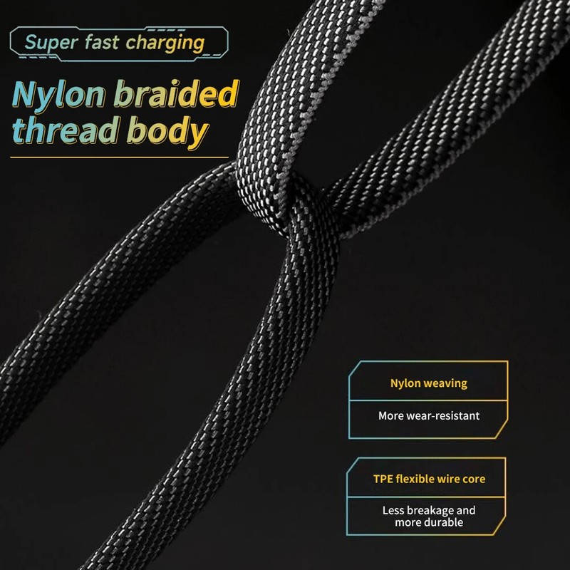 4-in-1 USB-C PD 65W Fast Charging Cable Type C For iPhone iPad MacBook Samsung gallery