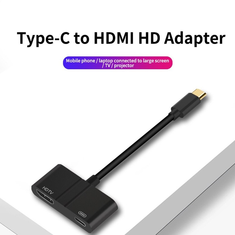 For Samsung Galaxy S20/S21/S22 - USB-C to 4K HDMI Adapter PD Port TV Video Hub gallery