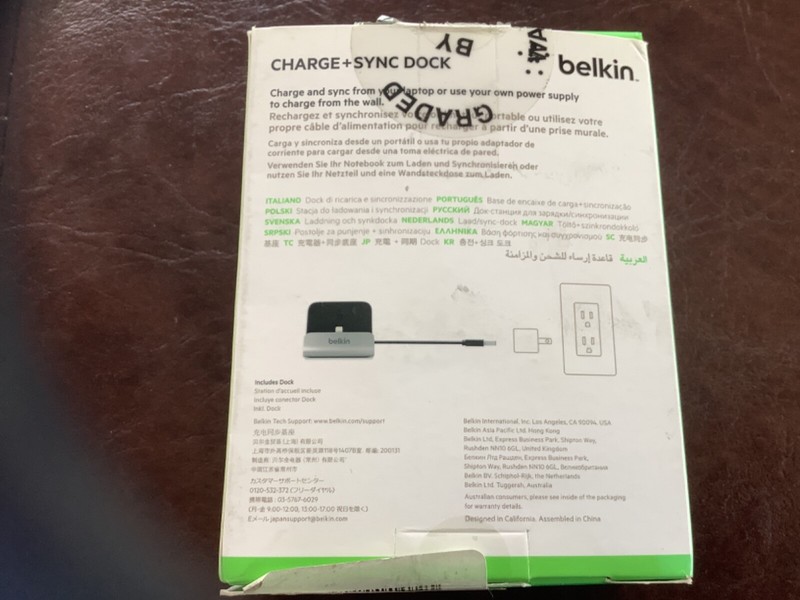 Belkin Charge + Sync Dock made for iPhone 5, iPad iPod tm gallery