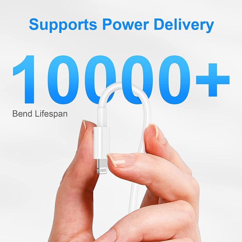 1/10x Bulk Lot USB Cable 3Ft/6Ft For iPhone 14 13 12 11 XR X 8 7 6 Fast Charger gallery