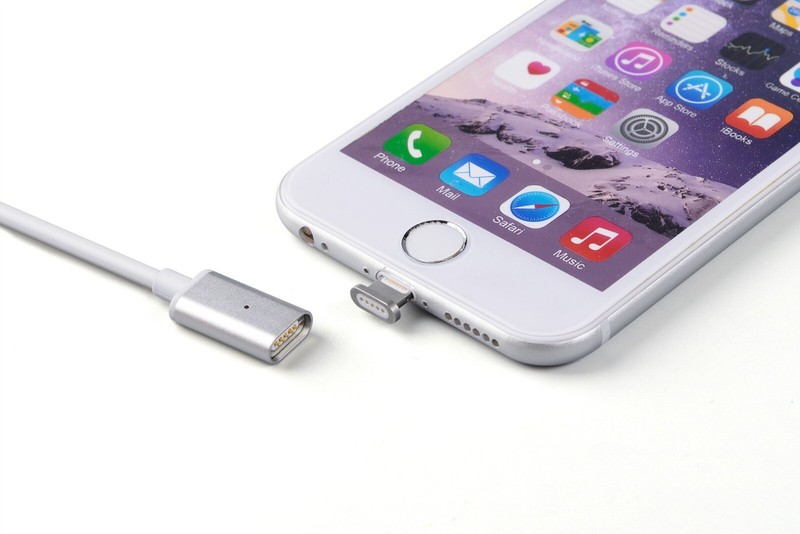 2PCS Easy Connect Magnetic USB Charging Cable For iPhone 5 S 6 S 7 8 + X XS gallery