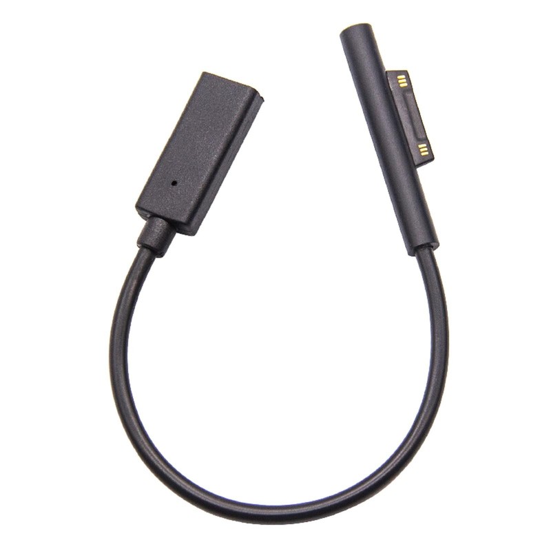 USB Type C DC Magnetic Plug Charging Cable For Microsoft Surface Pro 4 5 6 Go g