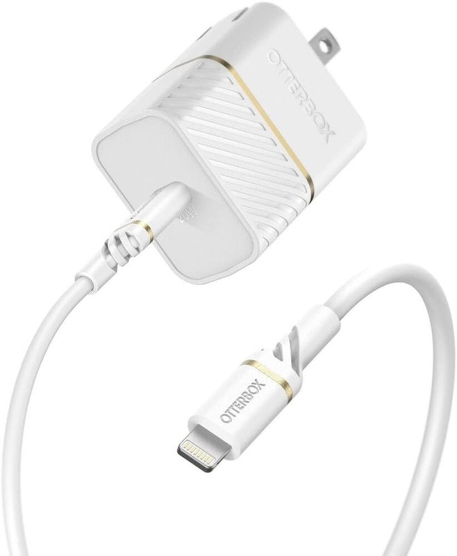 OtterBox USB-C Fast Charge Wall Charger 20W – White