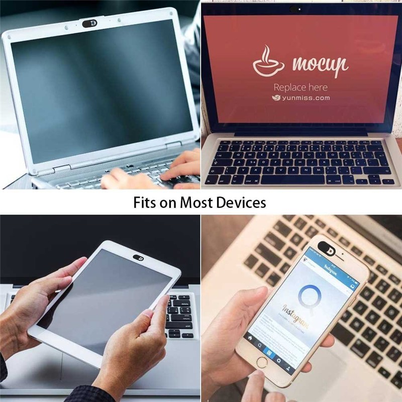 Privacy Camera Cover Security Blocker Webcam Closure Black for Tablets gallery