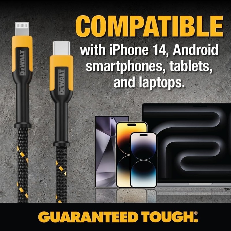 Heavy Duty USB to Lightning Cable [Apple Mfi Certified] Durable Iphone Charger, gallery
