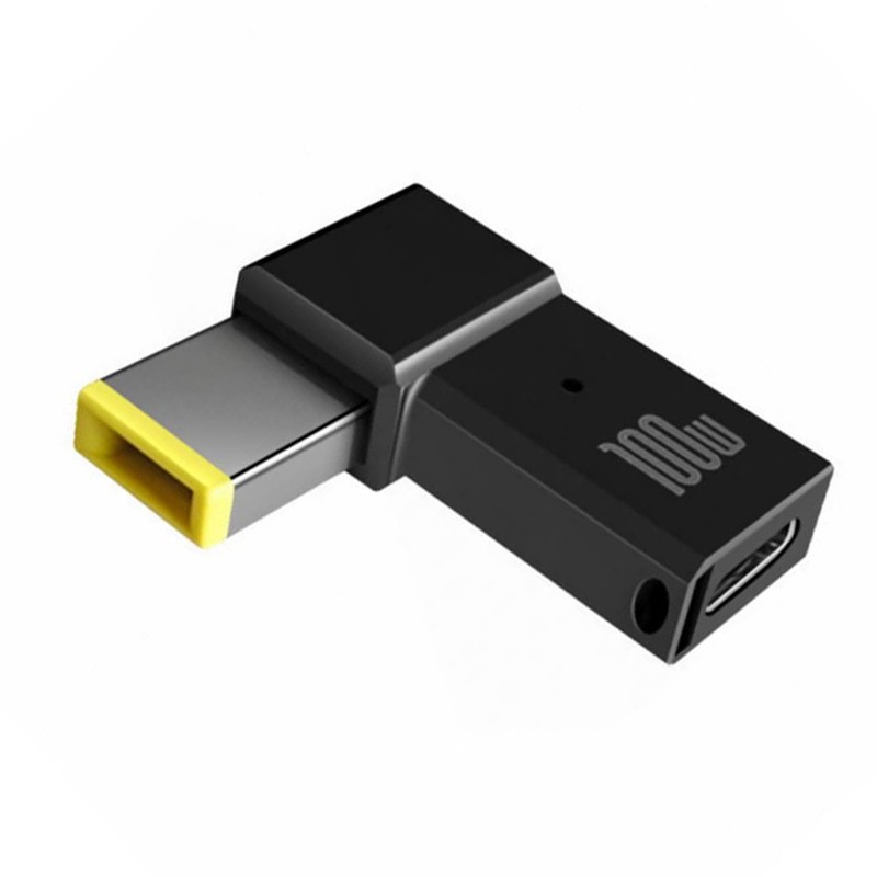 100W USB Type C Female to Square PD Plug Converter USB-C Fast Charging for2482