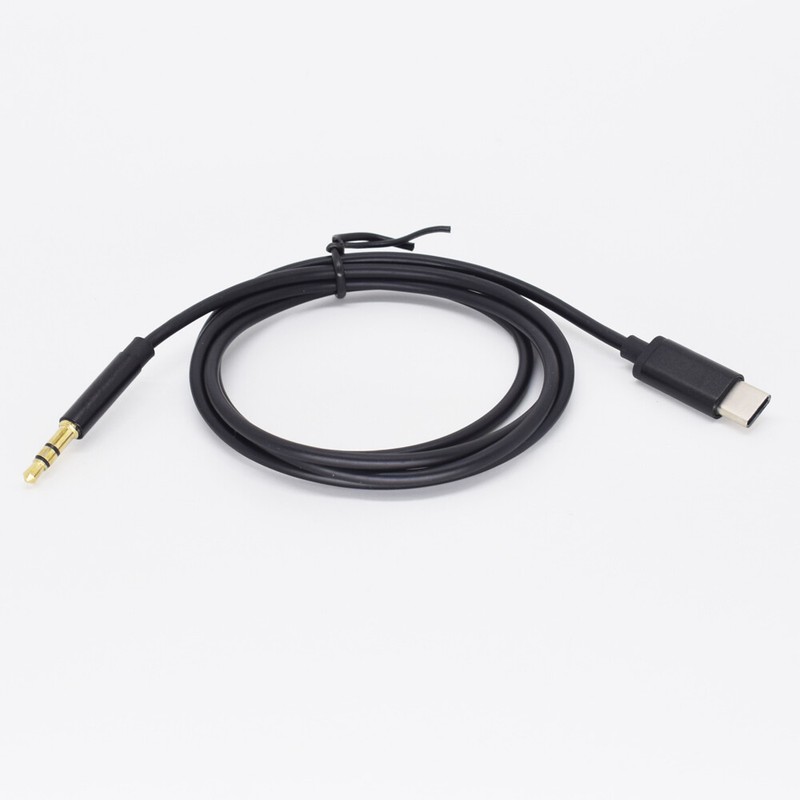 5pcs 1M/3.3ft USB C Type C to 3.5mm Male Stereo Audio Aux Cord Cable Black White gallery