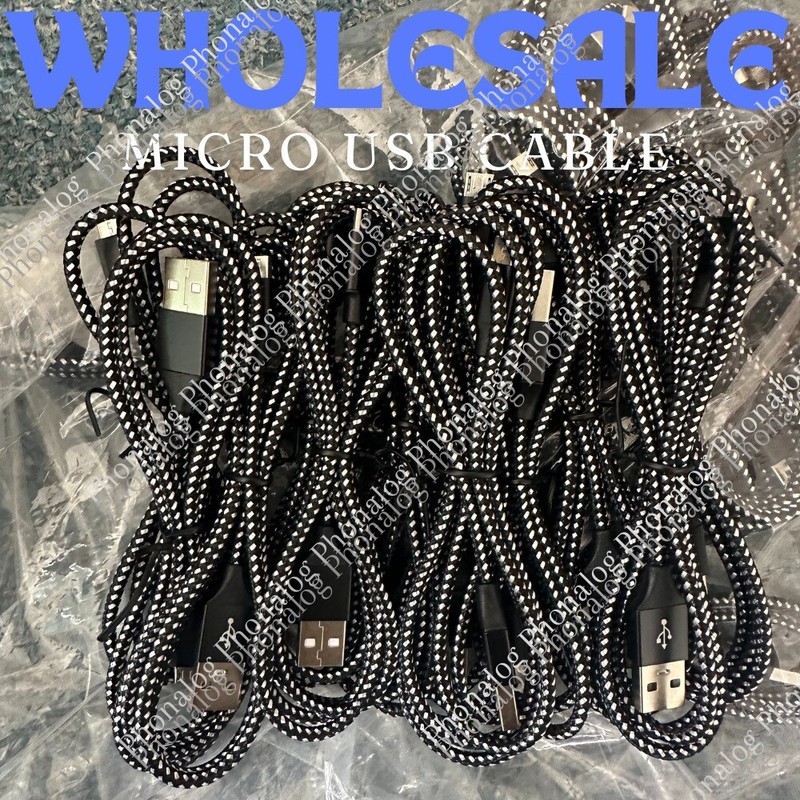 Micro USB to USB A Cable Android Charger Braided Cord For Samsung Google LG LOT