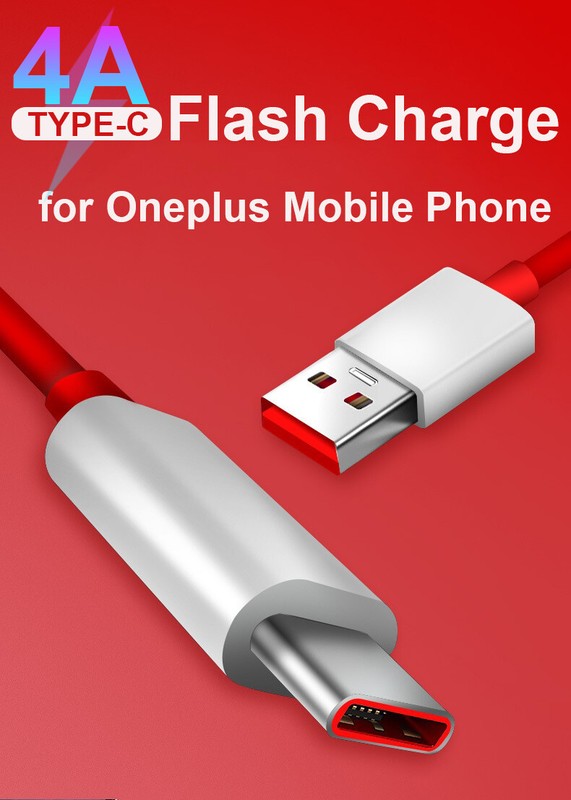 Original OnePlus Dash USB Type C Cable For OnePlus 7 Pro 6 5T 5 3T 3 Fast Charg