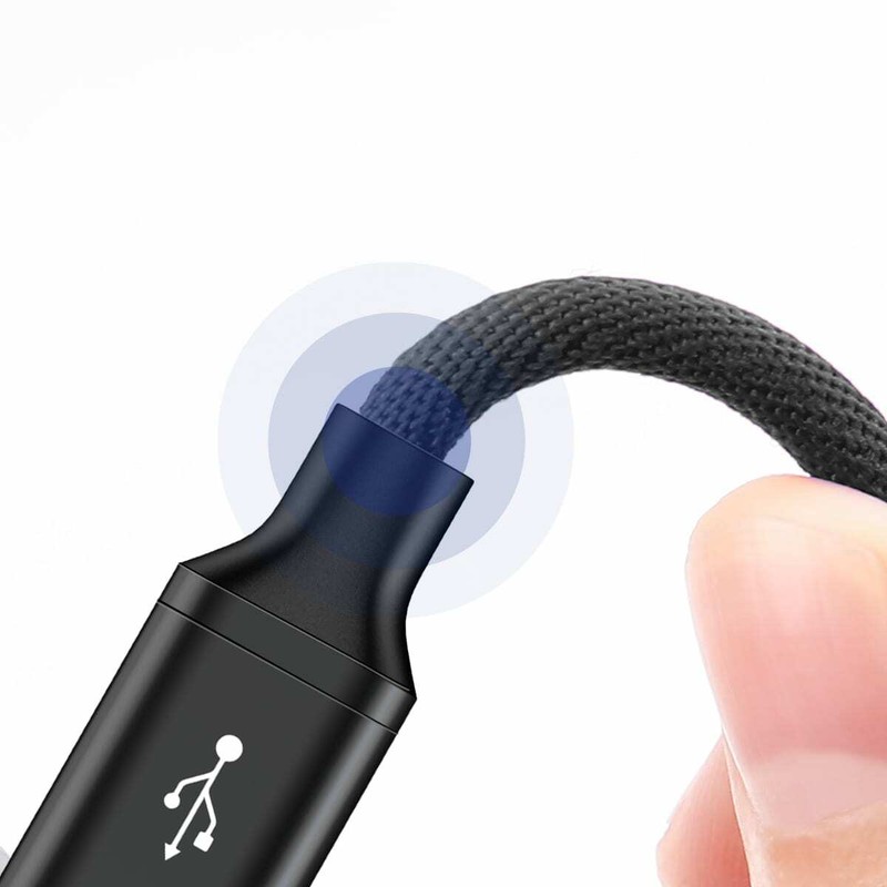 Baseus 5M 3A Fast Charge Type-C to USB Braided Charging Data Cable QC 3.0 16 FT gallery
