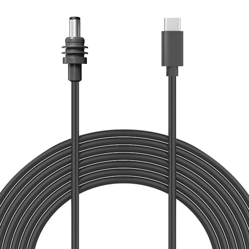 10ft 100W USB Type C Input To DC Mini Satellite Power Supply Charging Cable