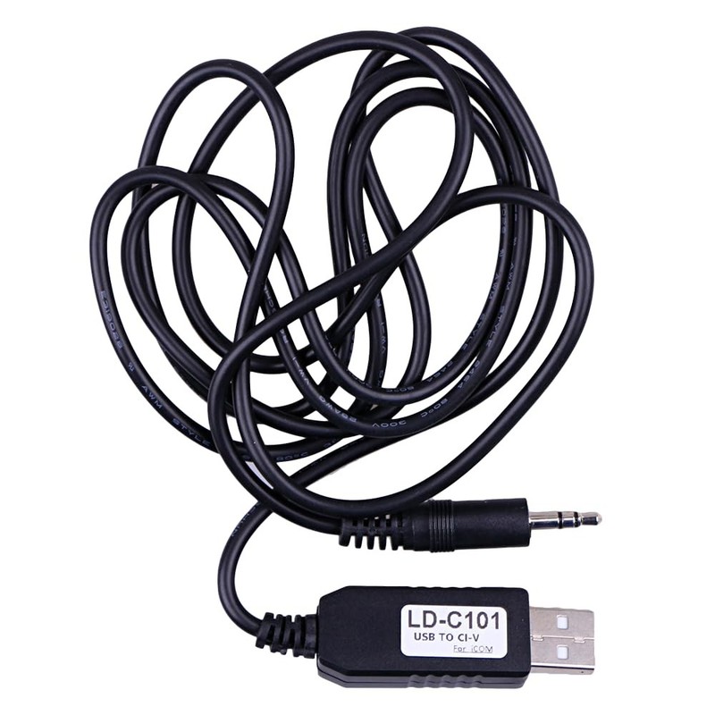 USB CIV CAT Interface Cable For Icom Radio IC706 IC746 ICR7100 Lead gallery