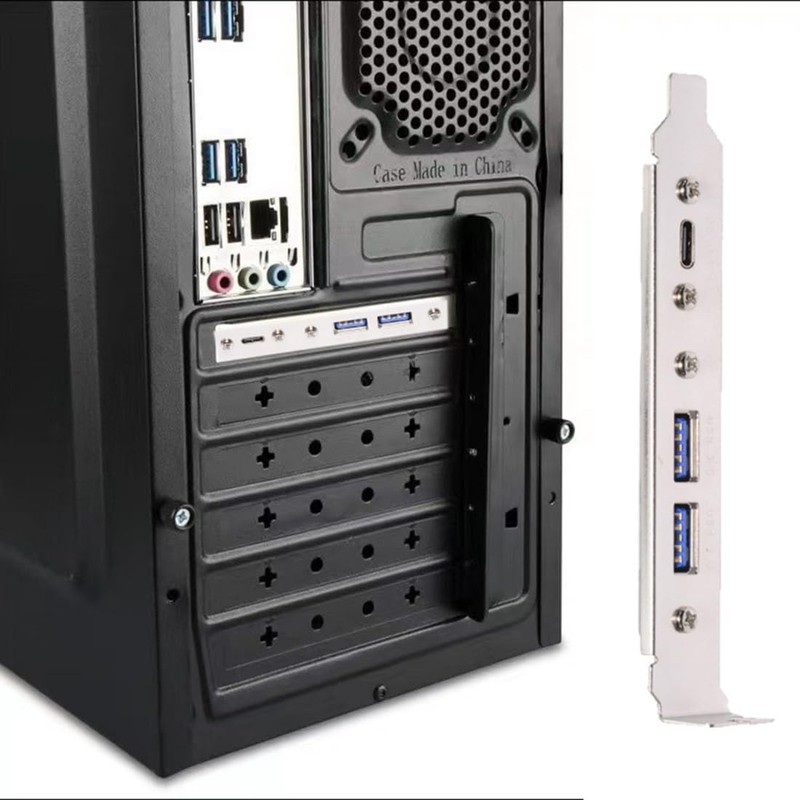 USB 3.0 Front Panel Header 19/20Pin & -to 2 USB 3.0 & USB Female Chassis Back... gallery