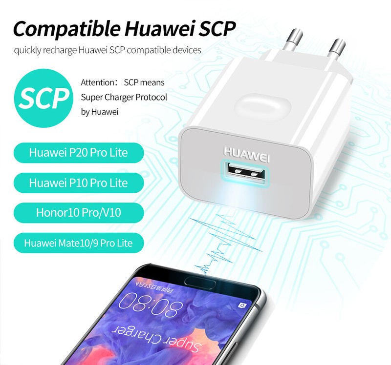 Original Huawei SuperCharge Wall Charger USB Type C Cable P20 P10+ Mate20 10 Pro gallery