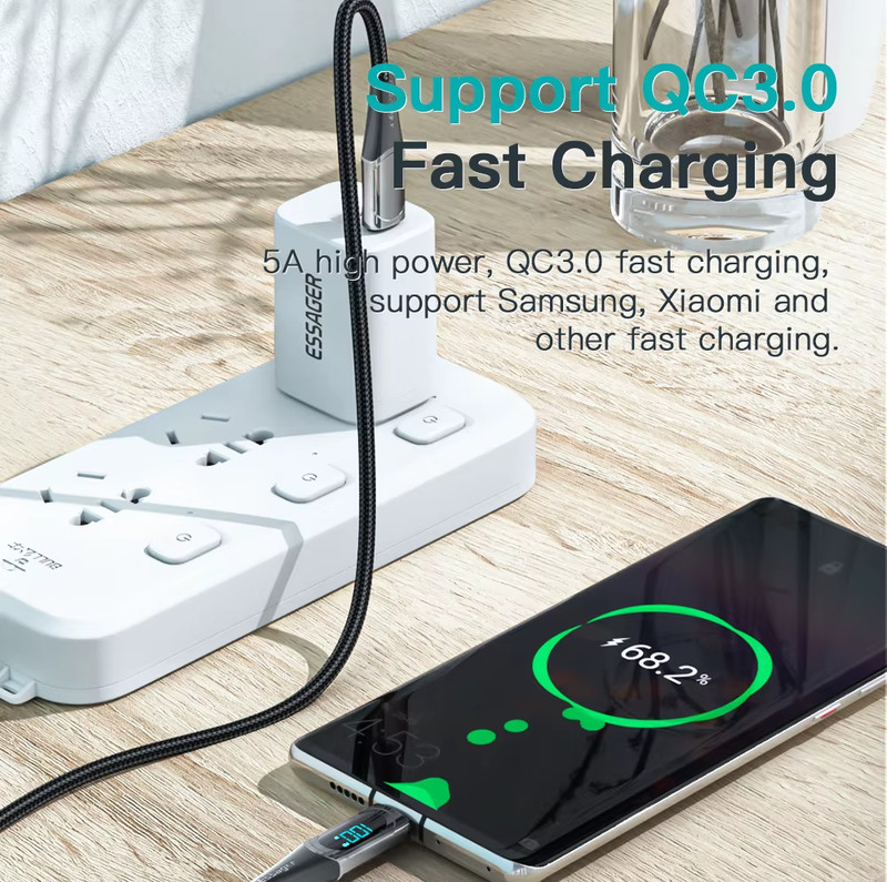 USB Type C to USB C Cable 100W/5A PD Fast Charging Charger Wire Cord for Macbook gallery