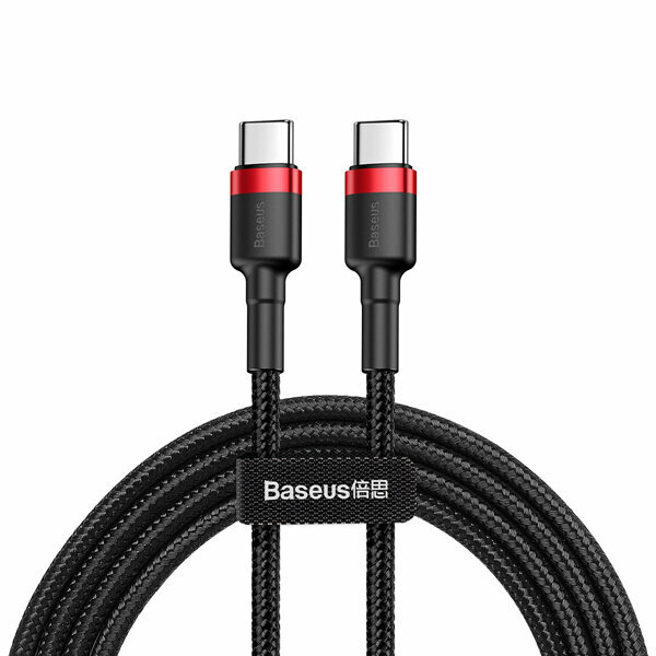 Baseus USB Type C to C Cable QC3.0 60W 3A PD Quick Charge Cable Fast Charging