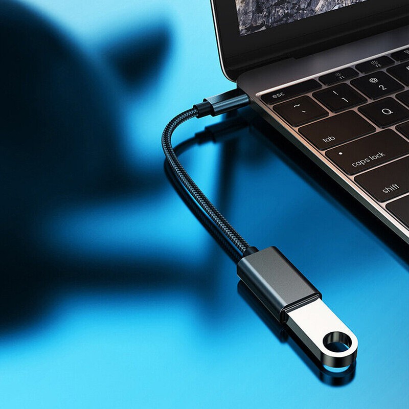 USB-C 3.1 Type C Male to USB 3.0 Type A Female OTG Adapter Converter Cable Cord gallery