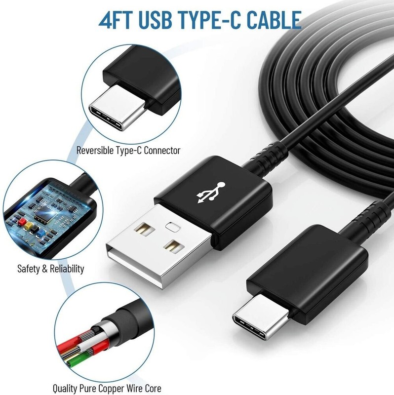 For Samsung S23 S22 S21 S20 USB Type C Fast Charging Charger Cable Wholesale Lot gallery