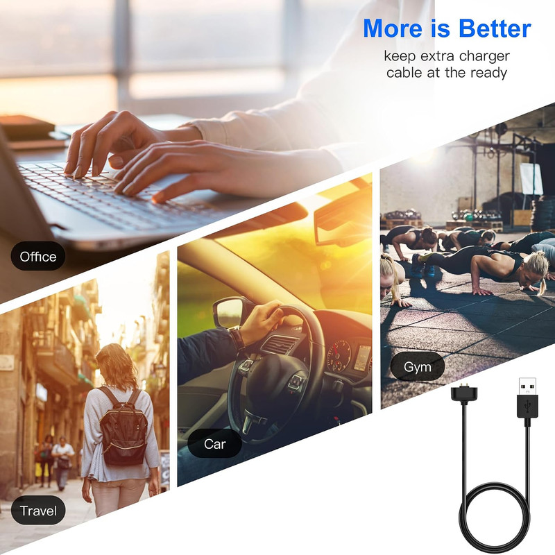 Charger Cable Replacement for Amazfit Band 7 (1 Pack/3.3Ft) gallery