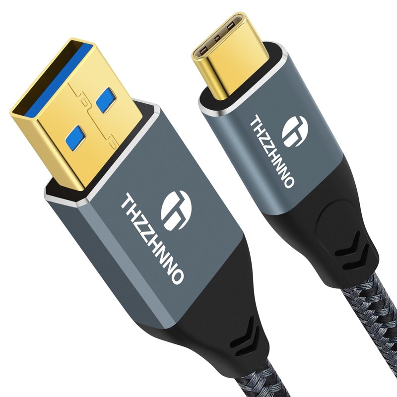 USB A to USB C Cable 15FT, USB 3.0 USB Gen1 5Gbps Data Transfer Cable Cord fo…