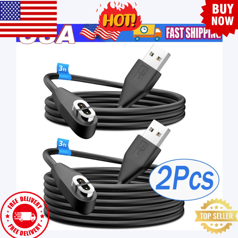 USB Magnetic Charging Cable Cord for After-Shokz Aeropex Open Run/Comm Headphone