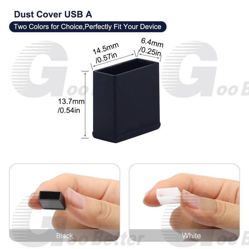 52pcs USB-C Port Covers Silicone Dust Plugs Protector for Phone Charging Port gallery