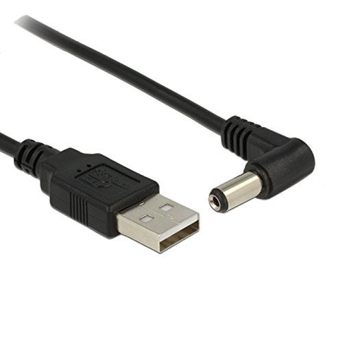 Power Your Devices with USB 2.0 A Male to 5.5mm Right Angle Plug - 2 Pack gallery