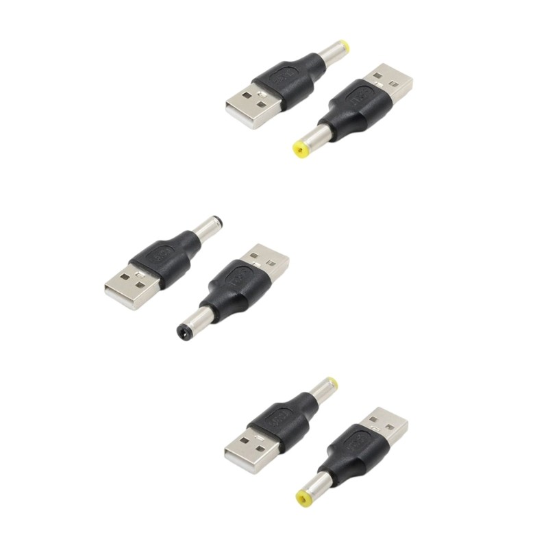 USB Converter Plug USB Male to DC 5V Male Adapter for 2.5/3.0/3.5/4.0/4.8/5.5mm gallery