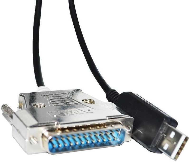 1.8 Meters USB Male To DB25 Male RS232 Serial Communication Cable KPC2 PC gallery