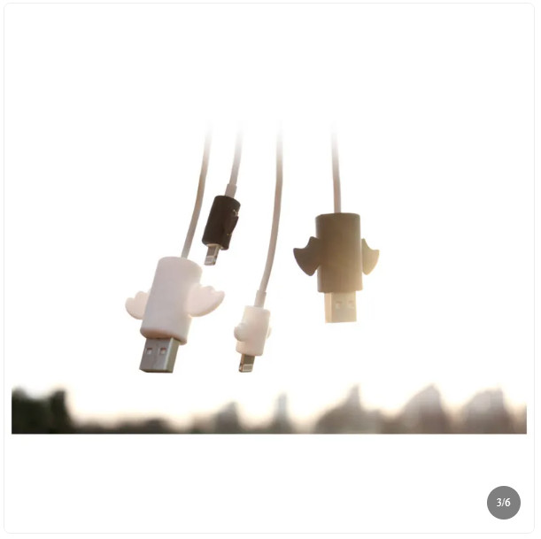 Cute Angel Cable Protector Charger Cord Anti Break Cover gallery
