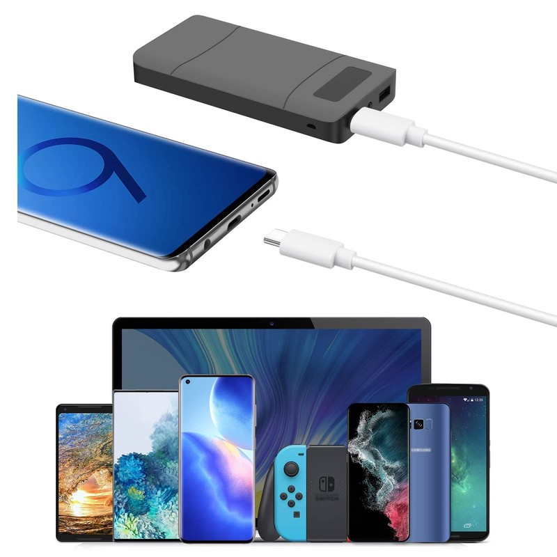 5-Pack 1ft Short USB C to C Cable 12-Inch Type C to C Charging Cords bulk gallery