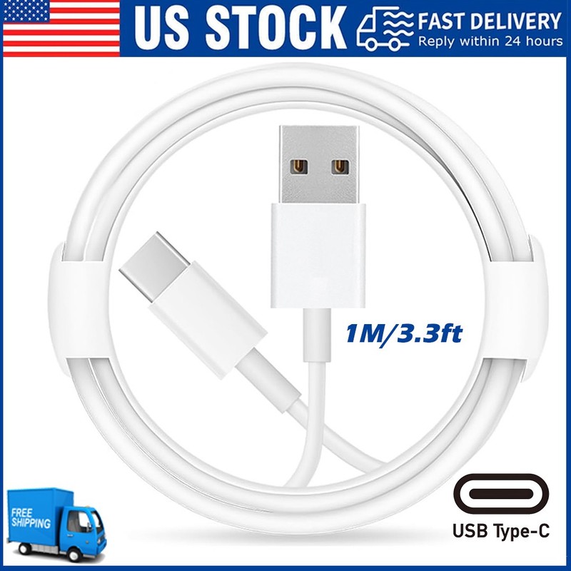 USB A to USB C Charging Cable 3.3FT A to Type C Charger Cords For Travel Car