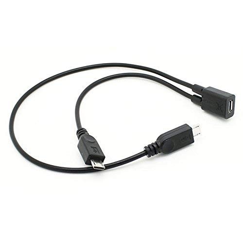Micro USB 1 to 2 Y Splitter Cable,Micro USB 1 to 2 Charging Extension Cable S... gallery
