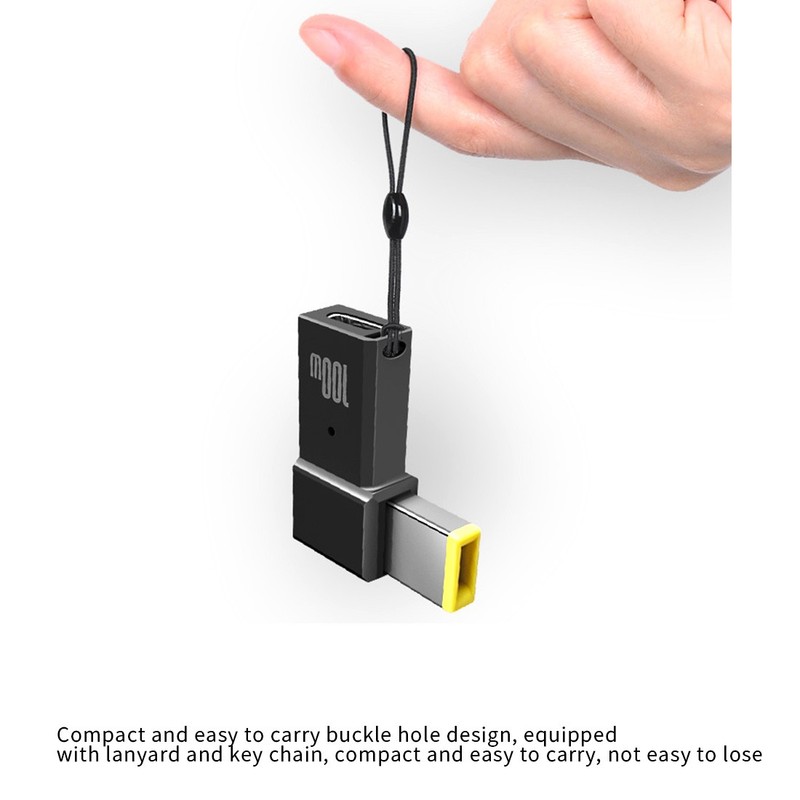 100W USB Type C Female to Square PD Plug Converter USB-C Fast Charging for2482 gallery