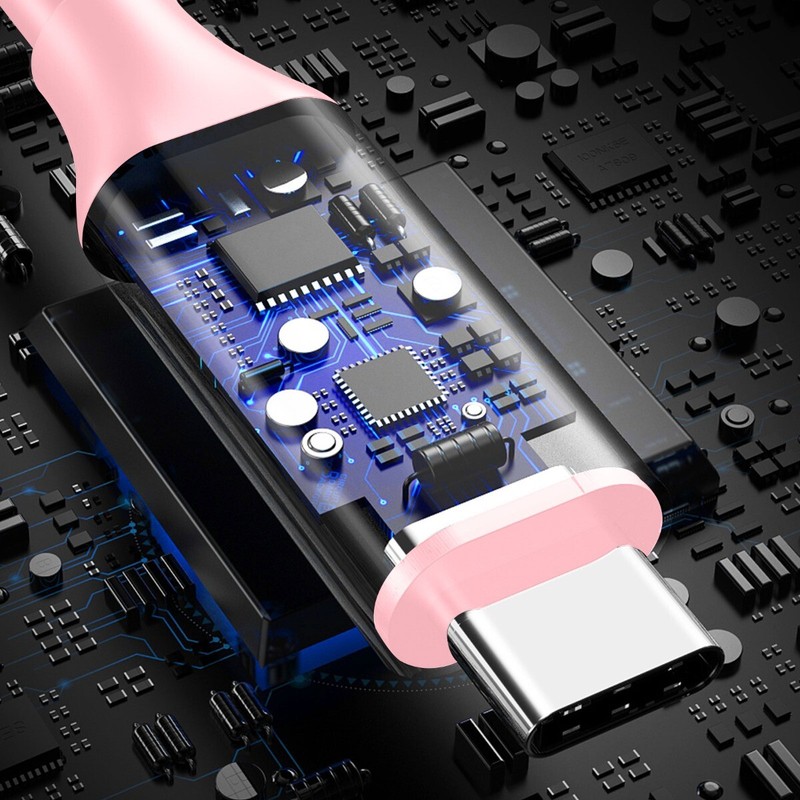 TRUSMI 100W Type C to Type C Pink Cable (1M) gallery