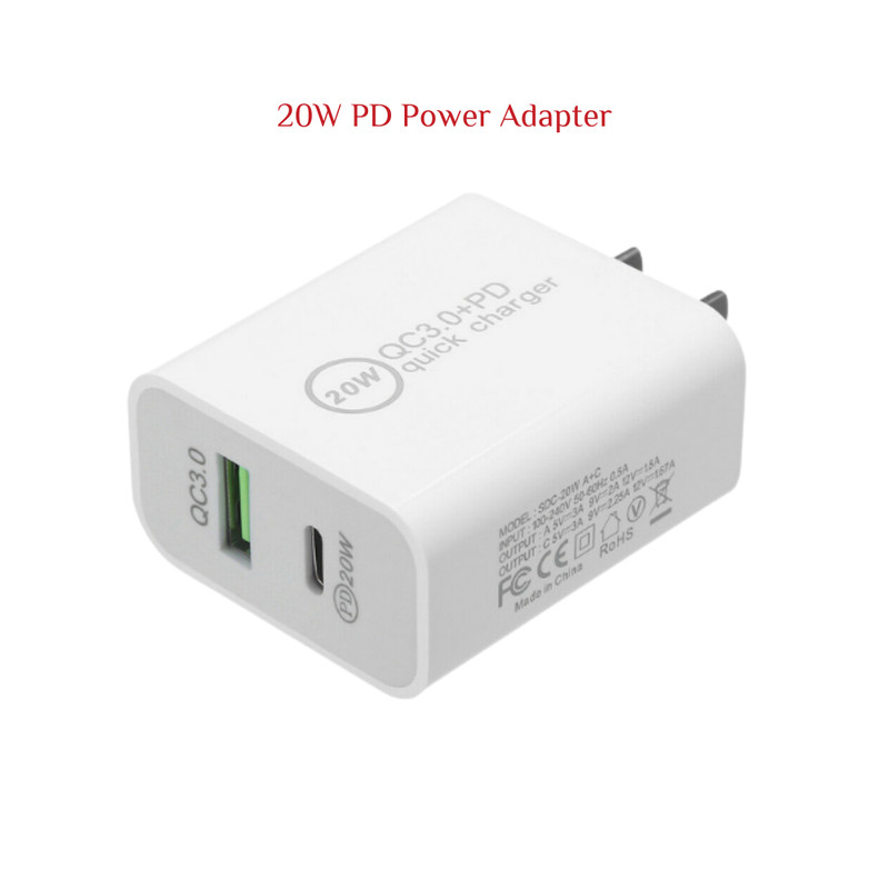 20W USB C Fast Charger Adapter Cable For iPad iPhone 16 15 14 13 12 Pro Max LOT
